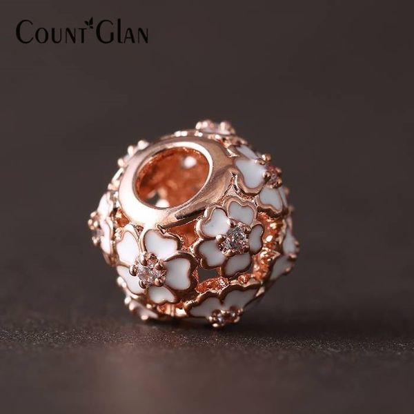 rose gold plated white enamel primrose meadow openwork flower beads with cz fits european charms bracelet diy 2016 spring, Black
rose gold plated white enamel primrose meadow openwork flower beads with cz fits european charms bracelet diy 2016 spring, Black