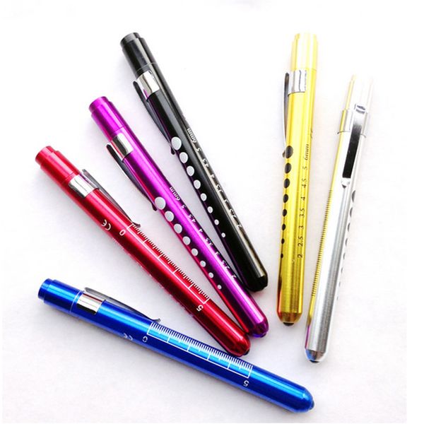 Upgrade Alloy Cold White Yellow Beam Mini Medical Surgical Doctor Nurse Emergency First Aid Working Pocket Penlight Torch Flashlight