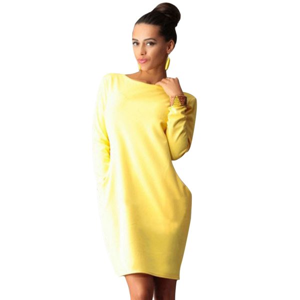 wholesale- fashion women casual dress 2017 new women's long sleeve pocket solid dresses slim round neck mini dress 6 colors s-xl 1202lq, White;black
wholesale- fashion women casual dress 2017 new women's long sleeve pocket solid dresses slim round neck mini dress 6 colors s-xl 1202lq, White;black