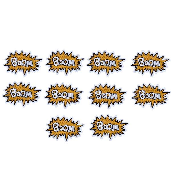 1pcs boom embroidery patches for clothing iron fashion patch for clothes applique sewing accessories stickers badge on cloth iron on patch, Black
1pcs boom embroidery patches for clothing iron fashion patch for clothes applique sewing accessories stickers badge on cloth iron on patch, Black