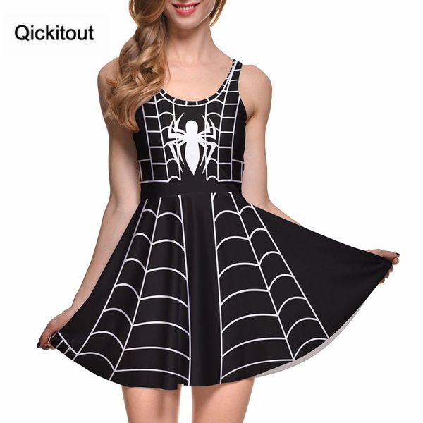 wholesale- girl dress summer style women dress digital print black spider dresses sleeveless beach dress drop ship, White;black
wholesale- girl dress summer style women dress digital print black spider dresses sleeveless beach dress drop ship, White;black
