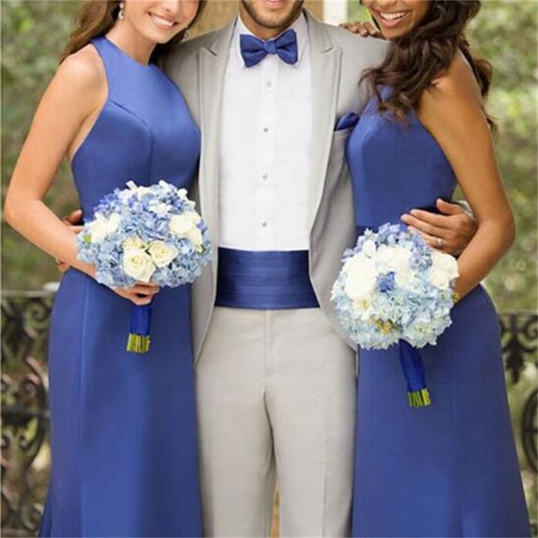 2017 long bridesmaid dresses satin halter open back wedding party dress evening bride ball prom dress formal gown, Blue;red
2017 long bridesmaid dresses satin halter open back wedding party dress evening bride ball prom dress formal gown, Blue;red