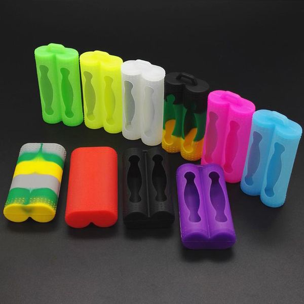 Dual 18650 Battery Silicone Case Protective Rubber Cover Skin Protector for 18650 E Cigarette Mods Battery Colorful DHL Free
Dual 18650 Battery Silicone Case Protective Rubber Cover Skin Protector for 18650 E Cigarette Mods Battery Colorful DHL Free