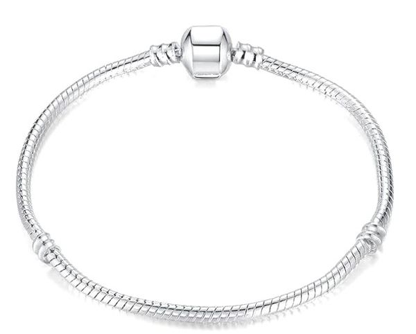 10pcs/lot silver plated bangle bracelets snake chain with barrel clasp for diy european bracelet c16, Black
10pcs/lot silver plated bangle bracelets snake chain with barrel clasp for diy european bracelet c16, Black