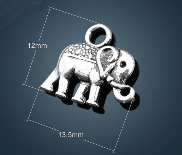 100pcs 13.5mm*12mm antique silver elephant beaded alloy charm metal hole beads dangle fit european bracelets 2017 charms style, Bronze;silver
100pcs 13.5mm*12mm antique silver elephant beaded alloy charm metal hole beads dangle fit european bracelets 2017 charms style, Bronze;silver