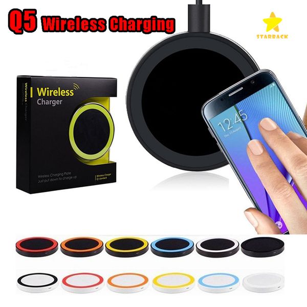 Q5 QI Wireless Charger Fast Charging for Samsung S8 Plus S7 S6 iPhone with Retail Package
Q5 QI Wireless Charger Fast Charging for Samsung S8 Plus S7 S6 iPhone with Retail Package