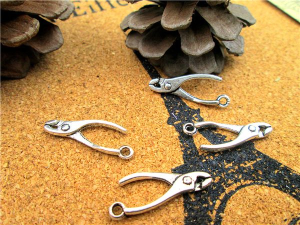 150pcs--pliers charms, antique tibetan silver pair of pliers charm pendant 24x9mm, Bronze;silver
150pcs--pliers charms, antique tibetan silver pair of pliers charm pendant 24x9mm, Bronze;silver