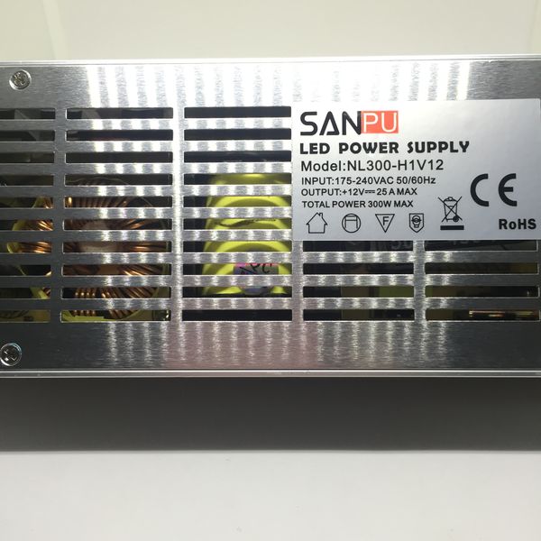 sanpu 300w dc12v/dc24v switch power supply ac to dc led lighting transformer nl300-w1v12 ultra thin aluminum shell 25a max driver
sanpu 300w dc12v/dc24v switch power supply ac to dc led lighting transformer nl300-w1v12 ultra thin aluminum shell 25a max driver