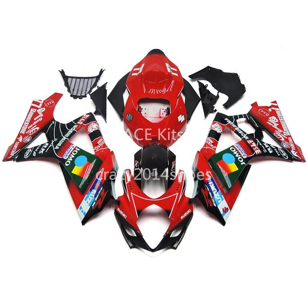 5 gifts new abs motorcycle fairing kits 100% fit for suzuki gsxr1000 k7 2007-2008 gsxr 1000 k7 07-08 black and red article no.237
5 gifts new abs motorcycle fairing kits 100% fit for suzuki gsxr1000 k7 2007-2008 gsxr 1000 k7 07-08 black and red article no.237