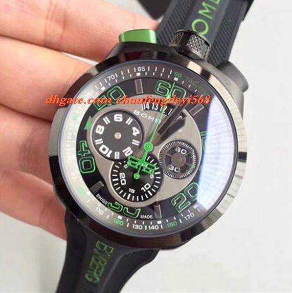 2019 luxury watch new authentic bomberg bolt 68 quartz chrono green pvd rubber bracelet watch 45mm men watches, Slivery;brown
2019 luxury watch new authentic bomberg bolt 68 quartz chrono green pvd rubber bracelet watch 45mm men watches, Slivery;brown
