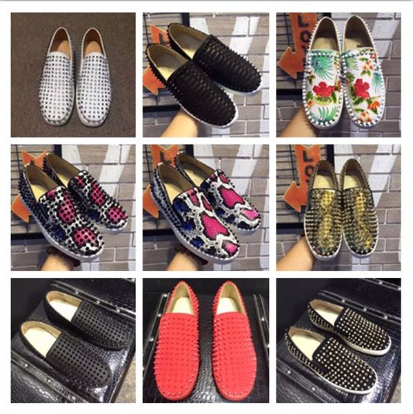 elegant sneakers shoes for men,low casual shoes red bottom fashion pik rivet flat walking shoes 35-46 ing, Black
elegant sneakers shoes for men,low casual shoes red bottom fashion pik rivet flat walking shoes 35-46 ing, Black