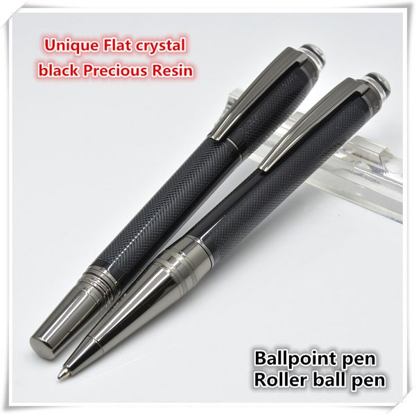 Top quality star walker Black and Gray resin roller ball pen with Flat crystal brushed surfaces PVD-coated fittings MB brand ballpoint pens
Top quality star walker Black and Gray resin roller ball pen with Flat crystal brushed surfaces PVD-coated fittings MB brand ballpoint pens