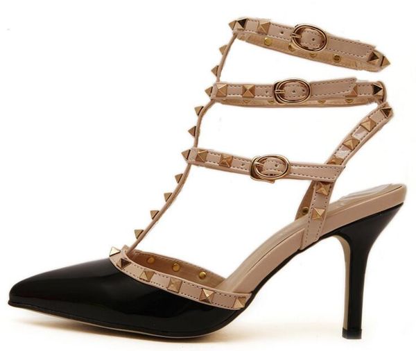 2017 Spike Heels Candy Color Rivet Shoes Sandals Ladies Shoes Pumps High Heels Evening Party Shoes 35-40
2017 Spike Heels Candy Color Rivet Shoes Sandals Ladies Shoes Pumps High Heels Evening Party Shoes 35-40