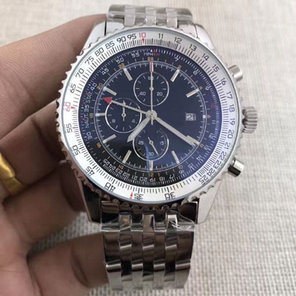 new watch aviation chronograph 1 series a24322121c2a1 gmt 46mm quartz men's fashion watches with and multiple time zones watch, Slivery;brown
new watch aviation chronograph 1 series a24322121c2a1 gmt 46mm quartz men's fashion watches with and multiple time zones watch, Slivery;brown