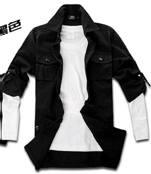 men's winter camouflage europe and the united states han edition of high-grade fine dust coat big yards tooling coat / m-2xl, Black