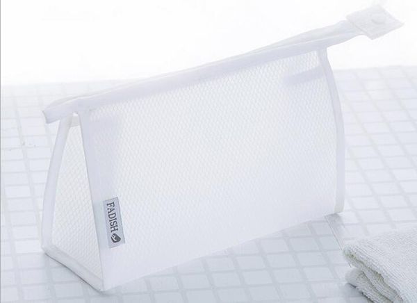 300pcs 2017 new pure mesh cosmetic bag women men eva storage bag white black travel clutch bags fit for sport l
300pcs 2017 new pure mesh cosmetic bag women men eva storage bag white black travel clutch bags fit for sport l