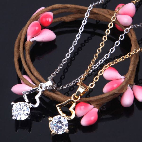 new crystals heart love necklaces & pendants for women fashion jewelry birthday friends wedding gifts ing, Silver
new crystals heart love necklaces & pendants for women fashion jewelry birthday friends wedding gifts ing, Silver