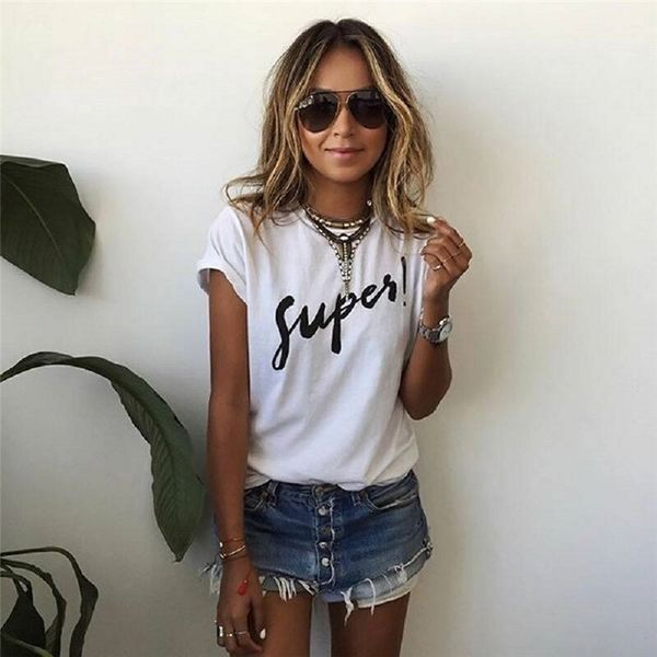 2017 women't t-shirt supes letter print zsiibo t-shirts solid slim t shirt white black short sleeve o-neck loose casual tees nv33-f
2017 women't t-shirt supes letter print zsiibo t-shirts solid slim t shirt white black short sleeve o-neck loose casual tees nv33-f