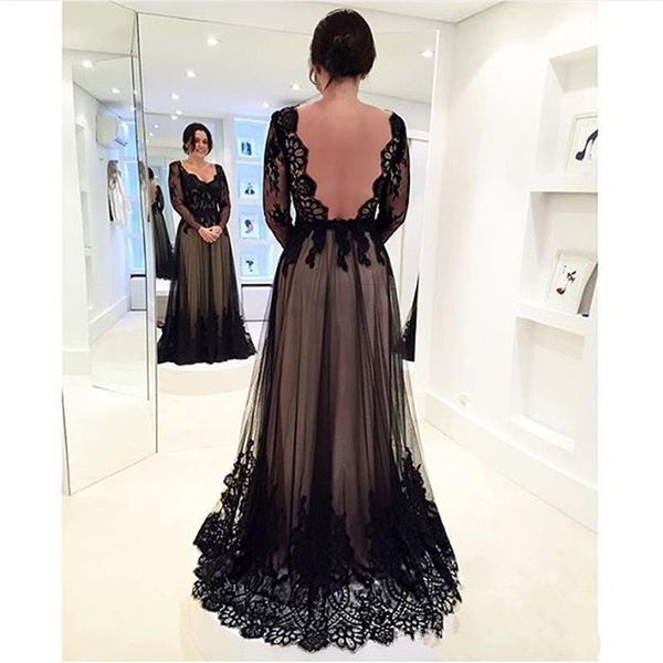 2017 backless v neck mother of the bride dresses with sheer long sleeves evening party dresses vestidos de madrinhas de casamento, Black;red
2017 backless v neck mother of the bride dresses with sheer long sleeves evening party dresses vestidos de madrinhas de casamento, Black;red