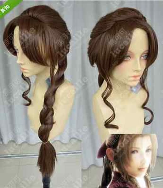 gt;>2017 final fantasy / alice /dark brown thick slightly curled ponytail cosplay wig, Black;brown
gt;>2017 final fantasy / alice /dark brown thick slightly curled ponytail cosplay wig, Black;brown