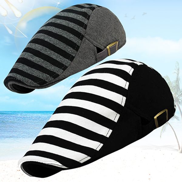 wholesale-men's women's cabbie newsboy golf style stripe peaked cap flat hat beret hats store 51, Blue;gray
wholesale-men's women's cabbie newsboy golf style stripe peaked cap flat hat beret hats store 51, Blue;gray