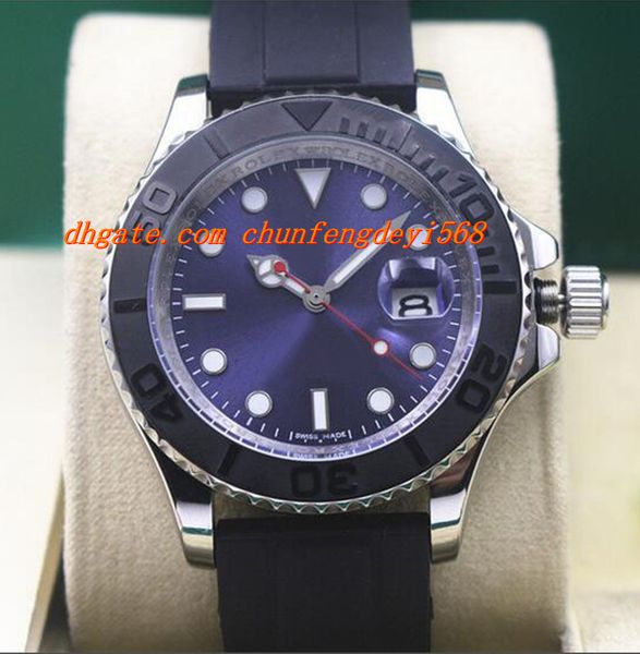 luxury wristwatch 116622 40mm steel platinum blue dial mens rubber bracelet watch automatic movement watches new arrival, Slivery;brown
luxury wristwatch 116622 40mm steel platinum blue dial mens rubber bracelet watch automatic movement watches new arrival, Slivery;brown