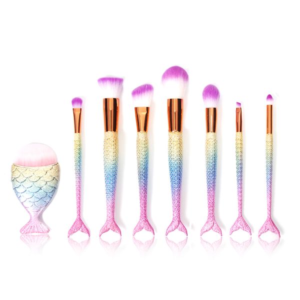 8pcs matte mermaid eyeshadow makeup brush set foundation powder blusher cosmetic brushes liquid concealer blending brush tool
8pcs matte mermaid eyeshadow makeup brush set foundation powder blusher cosmetic brushes liquid concealer blending brush tool