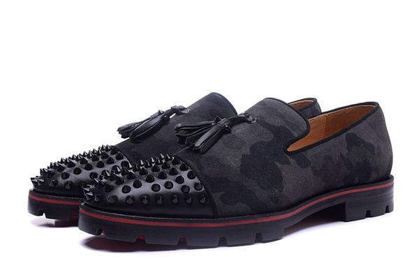 new men spikes toe black camouflage suede leather thick bottom dress shoes,design men loafers business oxfords shoes 35-47 drop shipping
new men spikes toe black camouflage suede leather thick bottom dress shoes,design men loafers business oxfords shoes 35-47 drop shipping