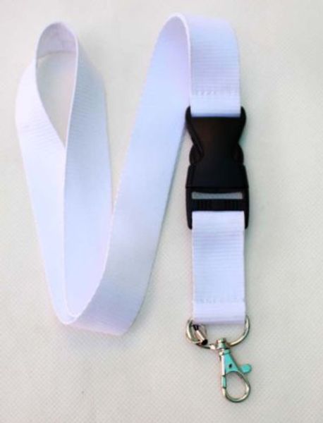 new design 10pcs popular sold white pure color classic lanyard neck strap lanyard wholesale, Silver
new design 10pcs popular sold white pure color classic lanyard neck strap lanyard wholesale, Silver