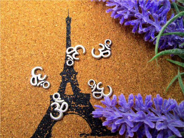 180pcs/lot om charms 10.5 x 16mm antique silver tone ohm pendant necklace yoga zen, Bronze;silver
180pcs/lot om charms 10.5 x 16mm antique silver tone ohm pendant necklace yoga zen, Bronze;silver