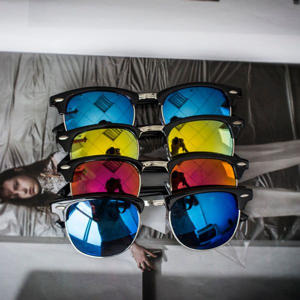 wholesale- classic half metal sunglasses with glasses case men women brand designer glasses mirror sun glasses, White;black
wholesale- classic half metal sunglasses with glasses case men women brand designer glasses mirror sun glasses, White;black