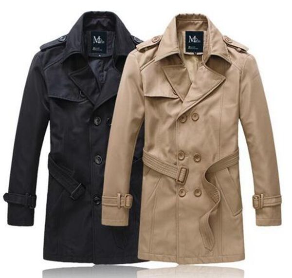 the new men's autumn/winter in europe and the cultivate one's morality personality british cotton cloth trench coat 681 / m-2xl, Black
the new men's autumn/winter in europe and the cultivate one's morality personality british cotton cloth trench coat 681 / m-2xl, Black