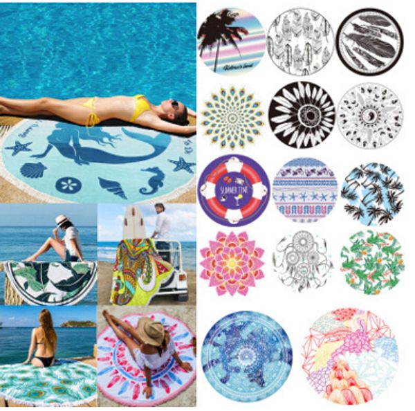 round mandala beach towels printed tapestry hippy boho tablecloth bohemian beach towel serviette covers beach shawl wrap yoga mat, Blue;gray
round mandala beach towels printed tapestry hippy boho tablecloth bohemian beach towel serviette covers beach shawl wrap yoga mat, Blue;gray