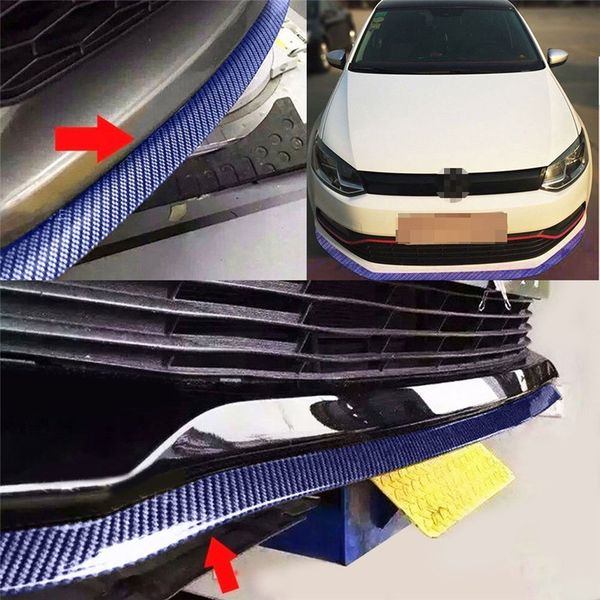 8.2 ft universal carbon fiber front bumper spoiler epdm rubber anti-scratch lip splitter bumper for cars trucks suv
8.2 ft universal carbon fiber front bumper spoiler epdm rubber anti-scratch lip splitter bumper for cars trucks suv