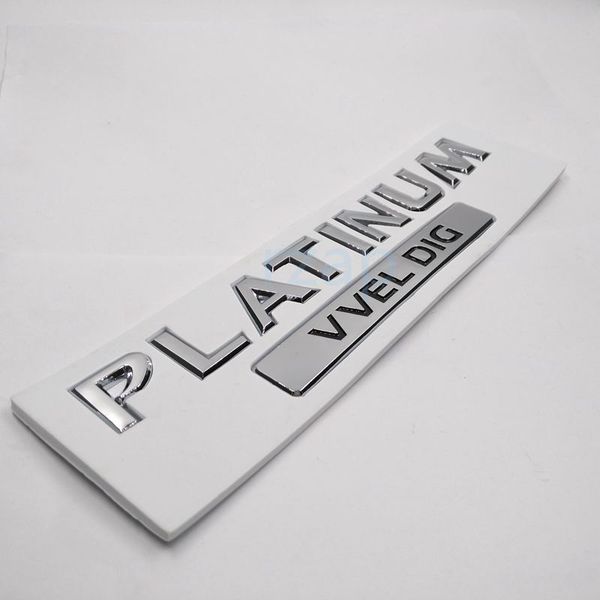 3d chrome platinum vvel dig letters logo car rear trunk lid decoration decal for nissan platinum
3d chrome platinum vvel dig letters logo car rear trunk lid decoration decal for nissan platinum