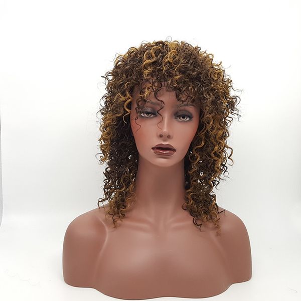 xt924 fashion natural brown gold wild-curl up long hair with curl bangs african curly hair wig for black women cap heat resistance fiber
xt924 fashion natural brown gold wild-curl up long hair with curl bangs african curly hair wig for black women cap heat resistance fiber
