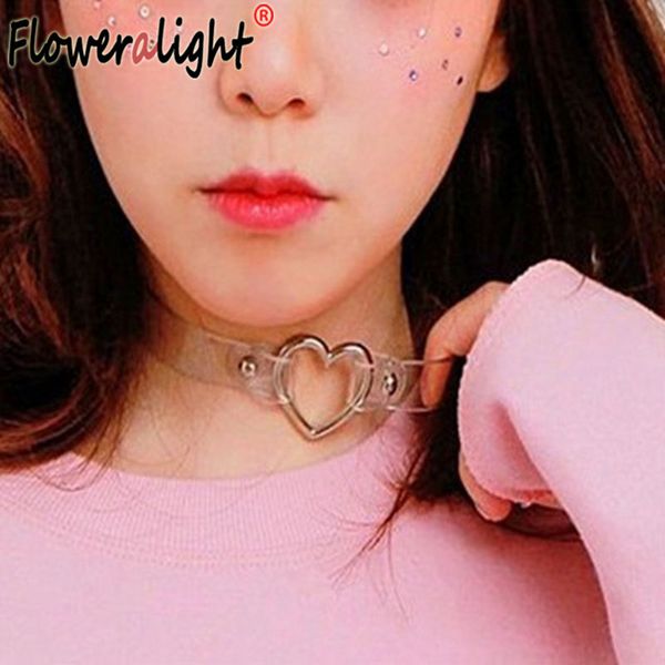 wholesale- harajuku fashion punk jewelry sweet heart necklace, clear transparent pu leather choker punk goth 100% handmade collar necklace, Golden;silver
wholesale- harajuku fashion punk jewelry sweet heart necklace, clear transparent pu leather choker punk goth 100% handmade collar necklace, Golden;silver