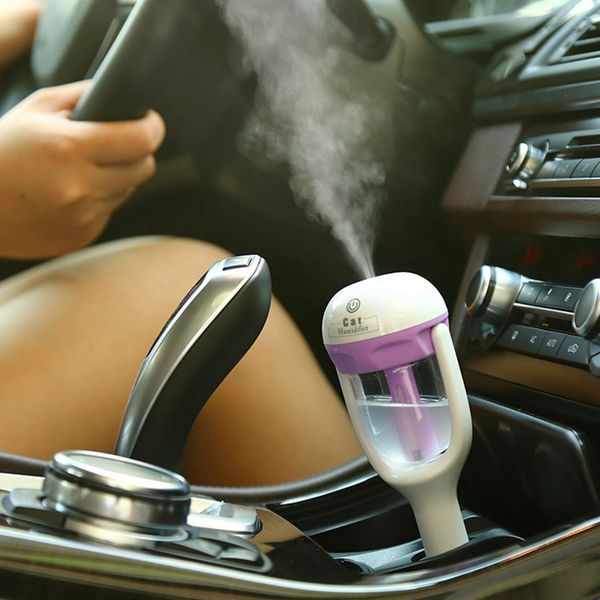 

Essential Oil Diffuser Car Humidifier Air Aroma Aromatherapy Purifier Essential Mist Maker 12V 1.5W 4 Colors 50ml