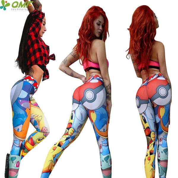 Fashion Women's High Waist Fitness Yoga Sport Pants Kawaii Pikachu Gym Running Ankle Legging Cartoon Sexy Push Up Tights Slim
Fashion Women's High Waist Fitness Yoga Sport Pants Kawaii Pikachu Gym Running Ankle Legging Cartoon Sexy Push Up Tights Slim