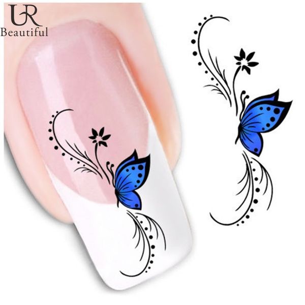 wholesale- 1 sheet water transfer nail art sticker decal blue butterfly 3d design manicure tips diy nail foils decorations #xf1439, Black
wholesale- 1 sheet water transfer nail art sticker decal blue butterfly 3d design manicure tips diy nail foils decorations #xf1439, Black