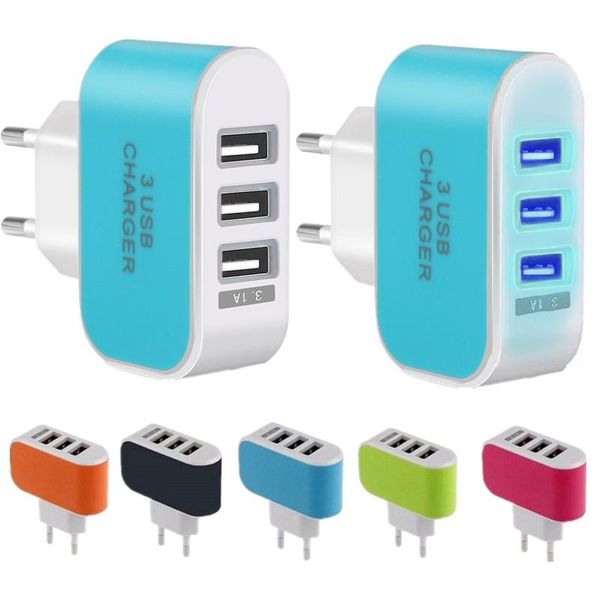 США ЕС Plug 3 USB-порта зарядное устройство стены 5V 3.1 A LED адаптер путешествия удобный
США ЕС Plug 3 USB-порта зарядное устройство стены 5V 3.1 A LED адаптер путешествия удобный