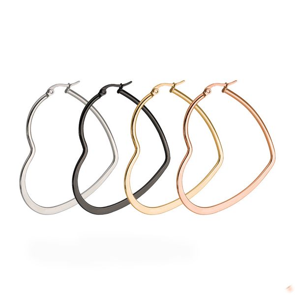 Мода сердце любовь Хооп серьги для женщин розовое золото серьги Элегантный больш
Мода сердце любовь Хооп серьги для женщин розовое золото серьги Элегантный больш