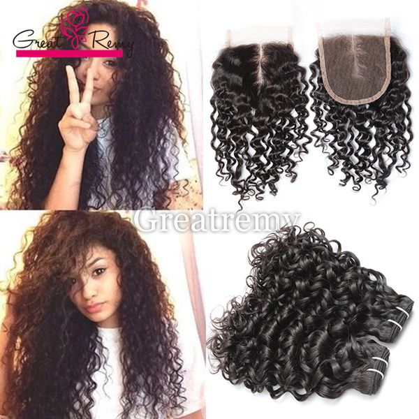 water wave 2pcs brazilian virgin hair bundles with lace closure human hair wefts + 1pc lace closure 4x4 full head greatremy, Black
water wave 2pcs brazilian virgin hair bundles with lace closure human hair wefts + 1pc lace closure 4x4 full head greatremy, Black