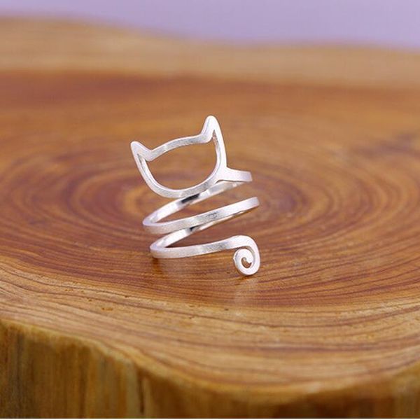 925 sterling silver twine cat ring young girl jewelry 925 sterling silver rings for women adjustable kitty
925 sterling silver twine cat ring young girl jewelry 925 sterling silver rings for women adjustable kitty