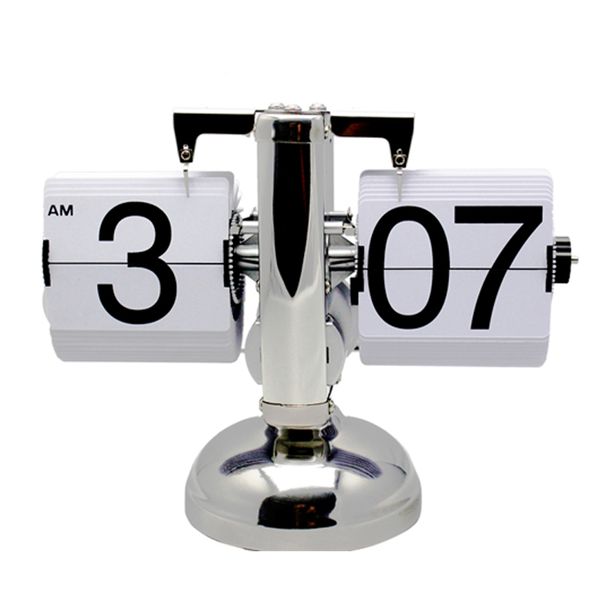 wholesale-1 piece 2 colors modern stainless steel auto flip down desk clock for art home decoration table clock or birthday gift clock
wholesale-1 piece 2 colors modern stainless steel auto flip down desk clock for art home decoration table clock or birthday gift clock