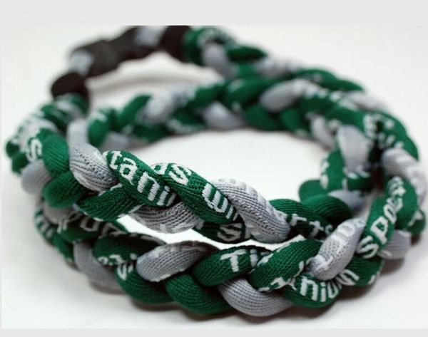 promotion - 350pcs/lot baseball sports titanium 3 rope braided green green grey sport ge necklace rt012, Golden;silver
promotion - 350pcs/lot baseball sports titanium 3 rope braided green green grey sport ge necklace rt012, Golden;silver