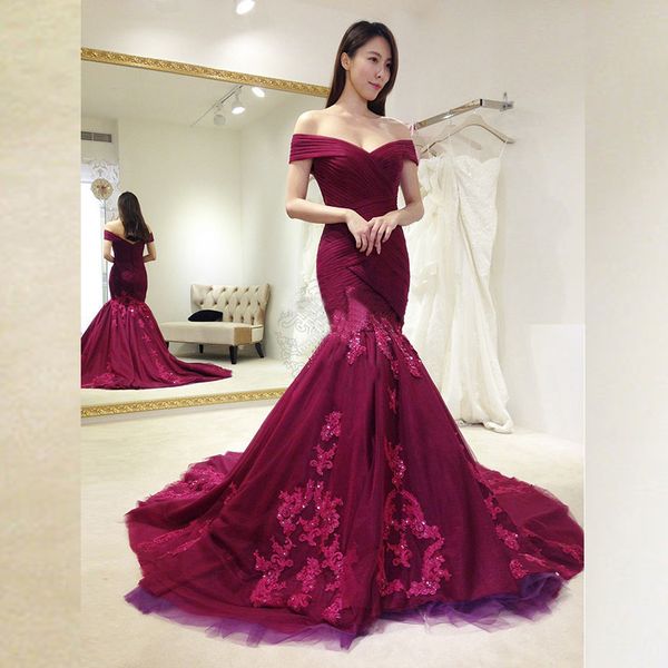 long off the shoulder mermaid lace evening dresses for party women prom formal prom gowns dresses robe de soiree longue, Black
long off the shoulder mermaid lace evening dresses for party women prom formal prom gowns dresses robe de soiree longue, Black