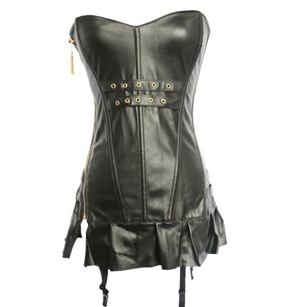 ladies leather corset dress push up new gothic bustiers evening party wear corsets suit girl lingerie 9002, Black;white
ladies leather corset dress push up new gothic bustiers evening party wear corsets suit girl lingerie 9002, Black;white