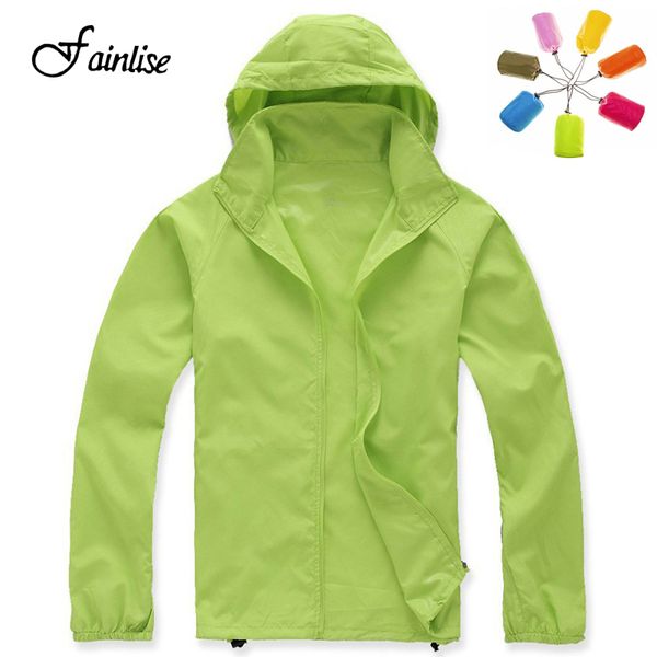 wholesale- fainlise women casual jacket thin quick dry anorak with hat waterproof sun-protective clothing solid female apparel top, Black;brown
wholesale- fainlise women casual jacket thin quick dry anorak with hat waterproof sun-protective clothing solid female apparel top, Black;brown