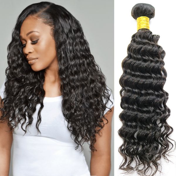100% unprocessed hair bundles peruvian deep wave brazilian virgin hair malaysian indian cambodian mongolian human hair weaves natural color, Black
100% unprocessed hair bundles peruvian deep wave brazilian virgin hair malaysian indian cambodian mongolian human hair weaves natural color, Black